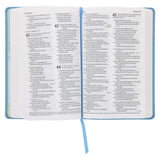 NLT Blue Elephant Flexcover Faux Leather Baby Bible for Boys