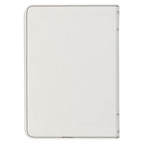 KJV White Faux Leather Compact Bible Large Print