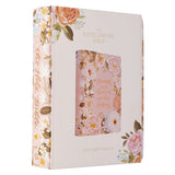 KJV Pink Floral Faux Leather Note-Taking Bible