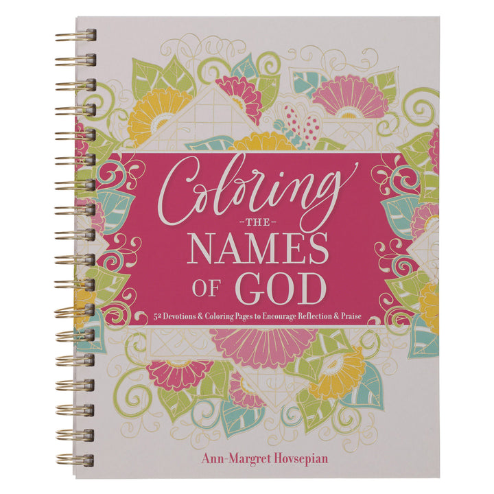 Coloring the Names of God Coloring Book (Spiral-Bound)