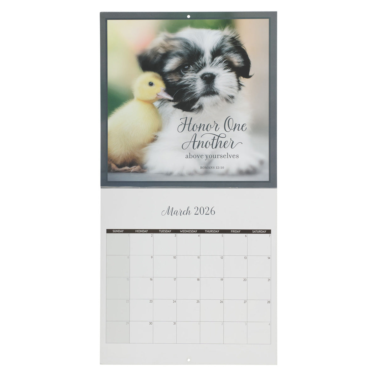 2026 Calendar - Encourage Each Other & Build Each Other Up