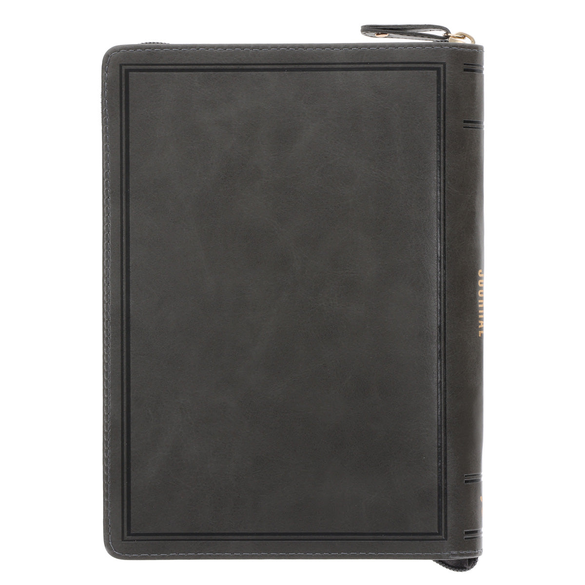 God Is Our Refuge and Strength Faux Leather Journal with Zipped Closure