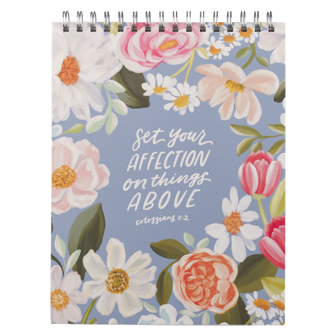 Set Your Affection On Things Above A4 Wirebound Notepad