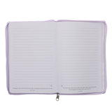 Trust in the Lord with All Your Heart Faux Leather Journal with Zipped Closure