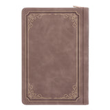 I Can Do All Things Through Christ Who Strengthens Me Faux Leather Journal with Zipped Closure