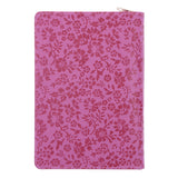 With God All Things Are Possible Faux Leather Journal with Zipped Closure