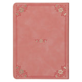In Touch with God: 366 Devotions Peach (Faux Leather)