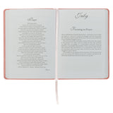 In Touch with God: 366 Devotions Peach (Faux Leather)