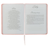 In Touch with God: 366 Devotions Peach (Faux Leather)