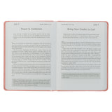 In Touch with God: 366 Devotions Peach (Faux Leather)
