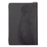 Be Strong in the Lord and in His Mighty Power Grey Lion Faux Leather Journal with Zipped Closure