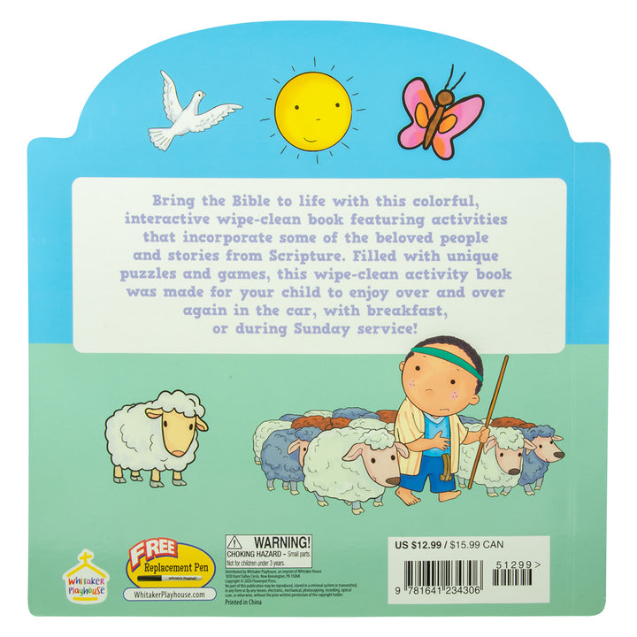 Bible Activities: Wipe-Clean Activity Book (Inspired To Learn)(Board Book)