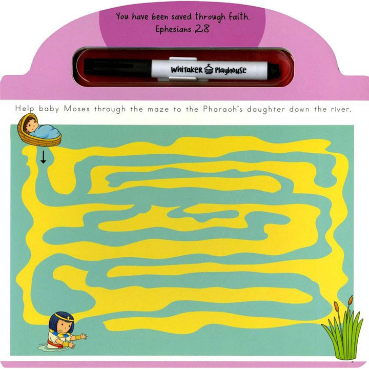 Bible Activities: Wipe-Clean Activity Book (Inspired To Learn)(Board Book)