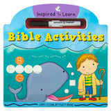 Bible Activities: Wipe-Clean Activity Book (Inspired To Learn)(Board Book)