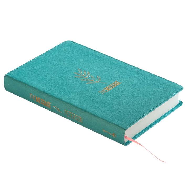 The Message Deluxe Gift Bible, Hosanna Teal (Imitation Leather)