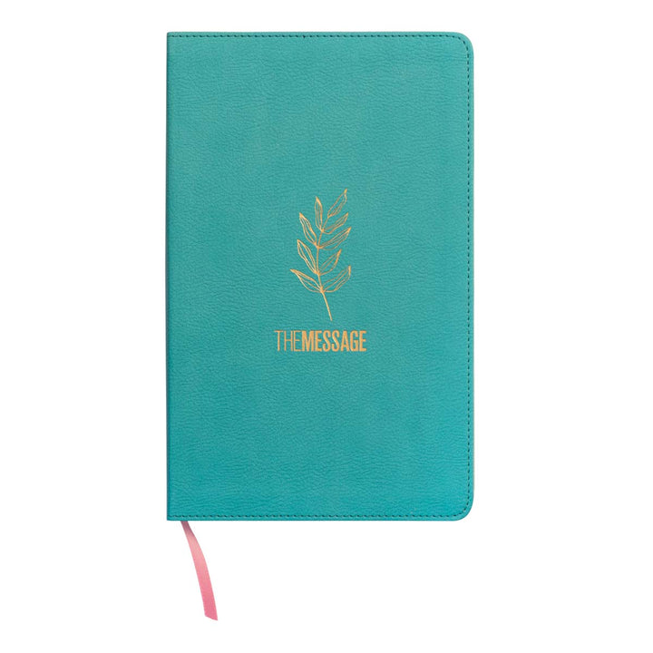The Message Deluxe Gift Bible, Hosanna Teal (Imitation Leather)