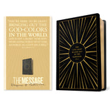 The Message Black Imitation Leather Anniversary Edition Life-Light Bible