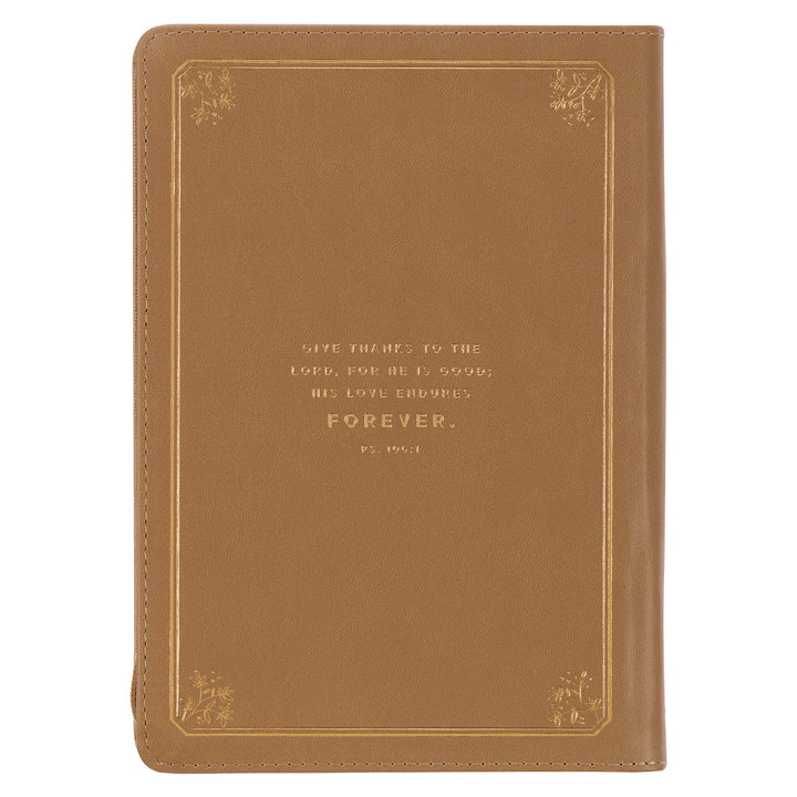 Today I'm Grateful For (Faux Leather Journal With Zipped Closure)