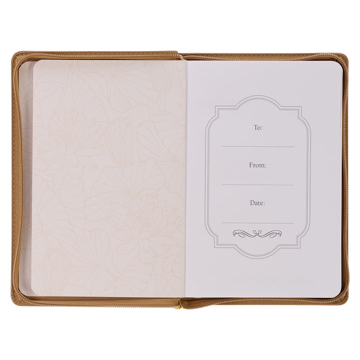 Today I'm Grateful For (Faux Leather Journal With Zipped Closure)