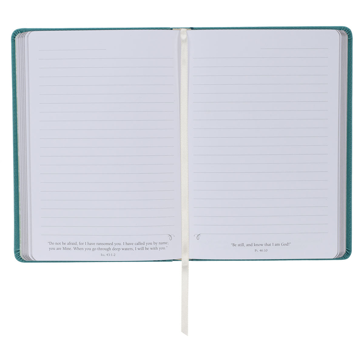 Be Still & Know Floral Psalm 46:10 Tree (Faux Leather Journal)