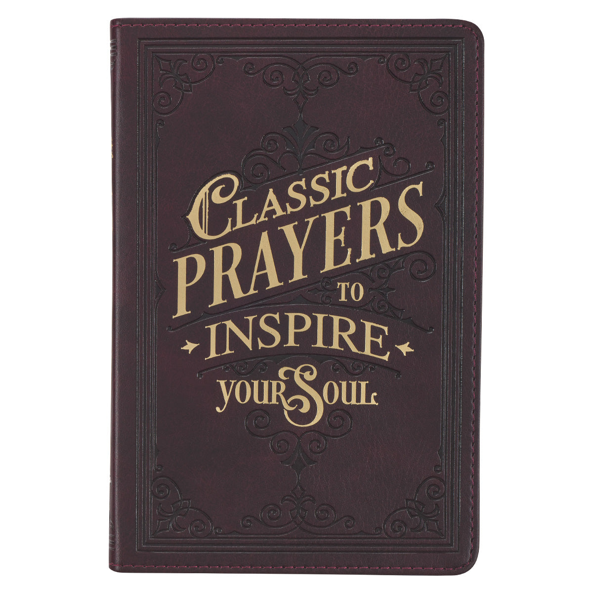 Classic Prayers To Inspire Your Soul Brown Faux Leather