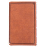 KJV Brown Faux Leather Medium Bible Giant Print