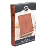 KJV Brown Faux Leather Medium Bible Giant Print