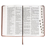 KJV Brown Faux Leather Medium Bible Giant Print