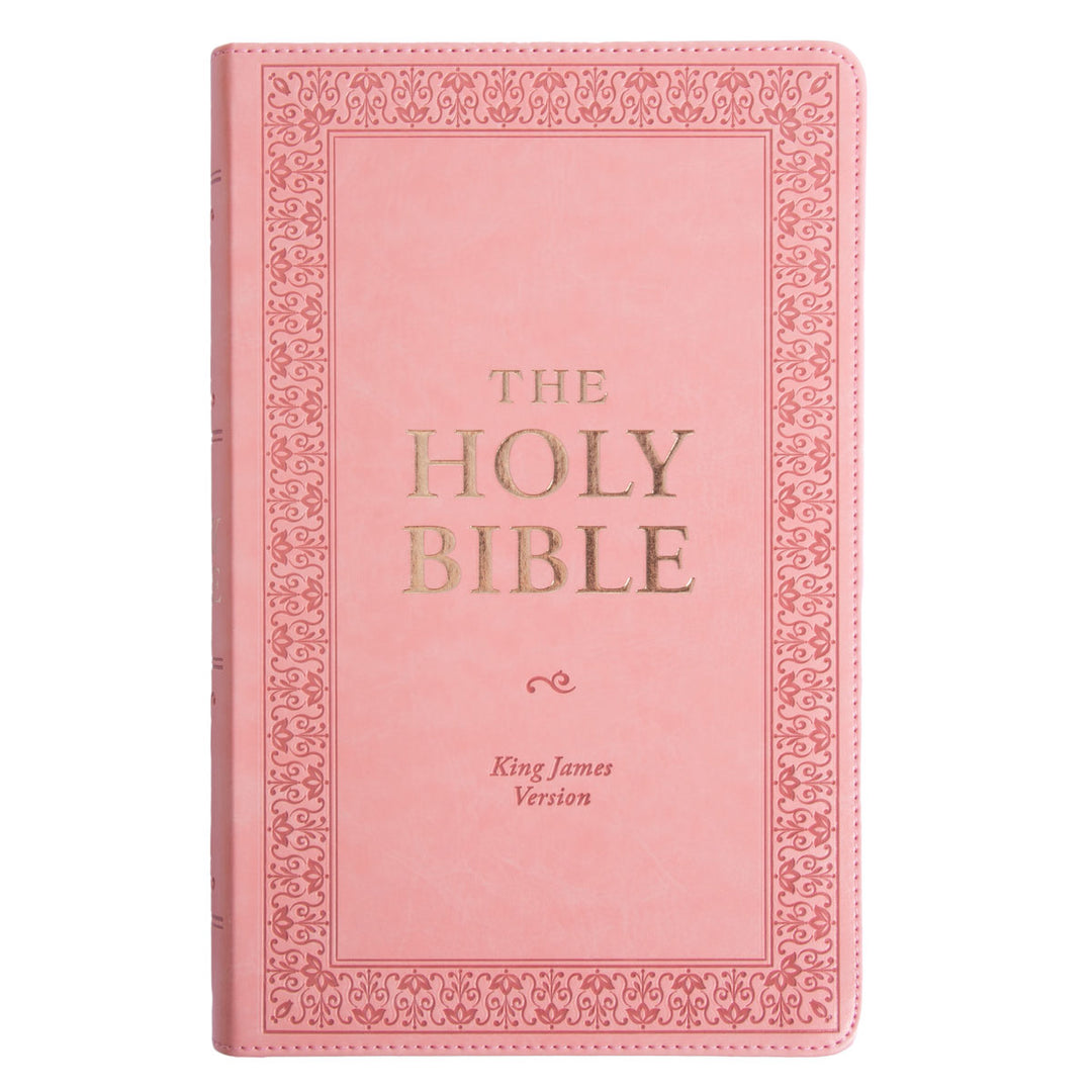 KJV Pink Faux Leather Bible Giant Print