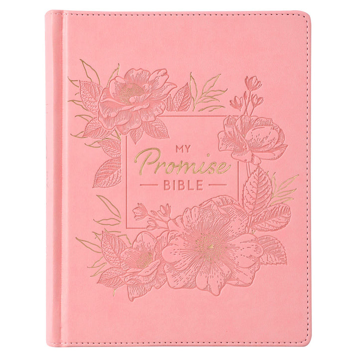 KJV Pink Faux Leather Hardcover My Promise Bible