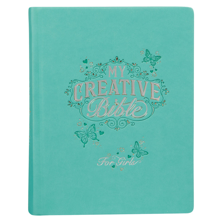 ESV Turquoise Faux Leather Hardcover My Creative Bible For Girls