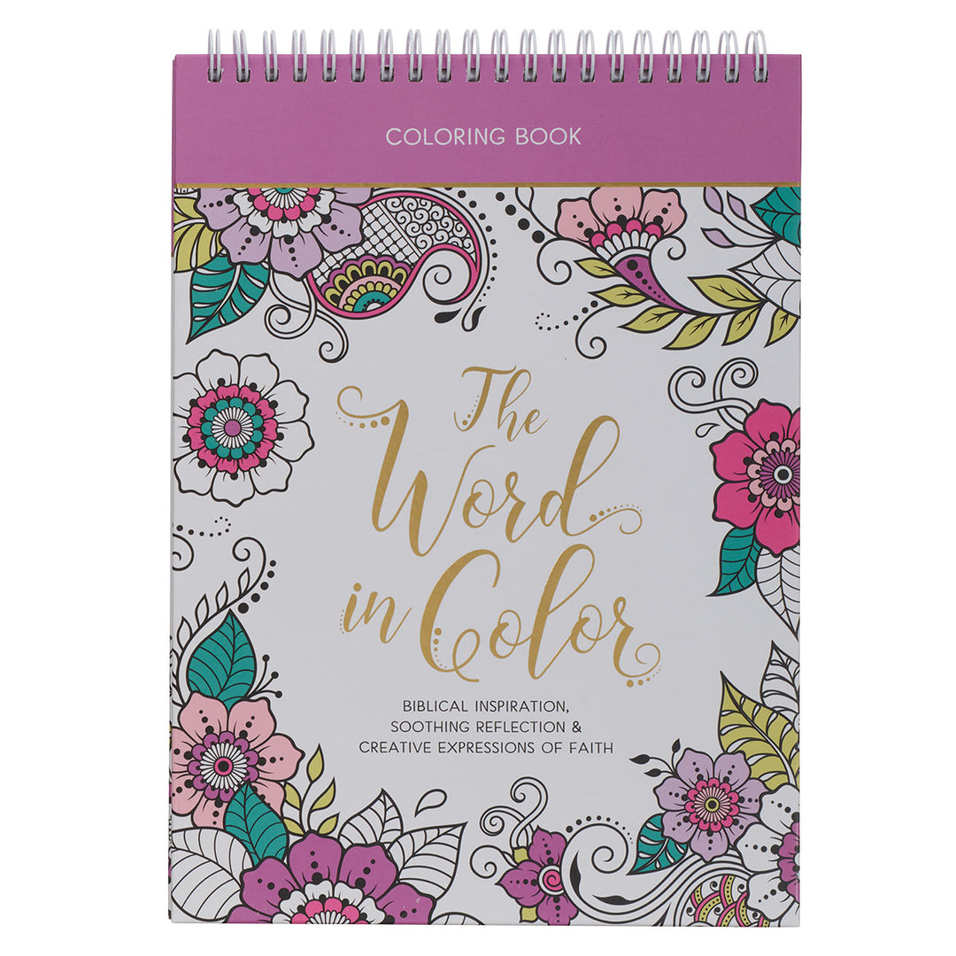 The Word In Color Coloring Book (Spiral-Bound)
