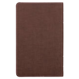 KJV Saddle Tan And Pink Faux Leather Giant Print Bible