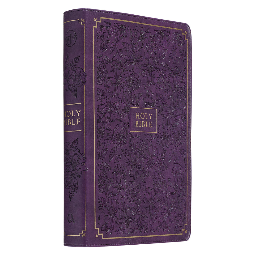 KJV Purple Faux Leather Full-Size Bible Giant Print Indexed