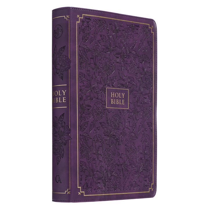 KJV Purple Faux Leather Full-Size Bible Giant Print Indexed