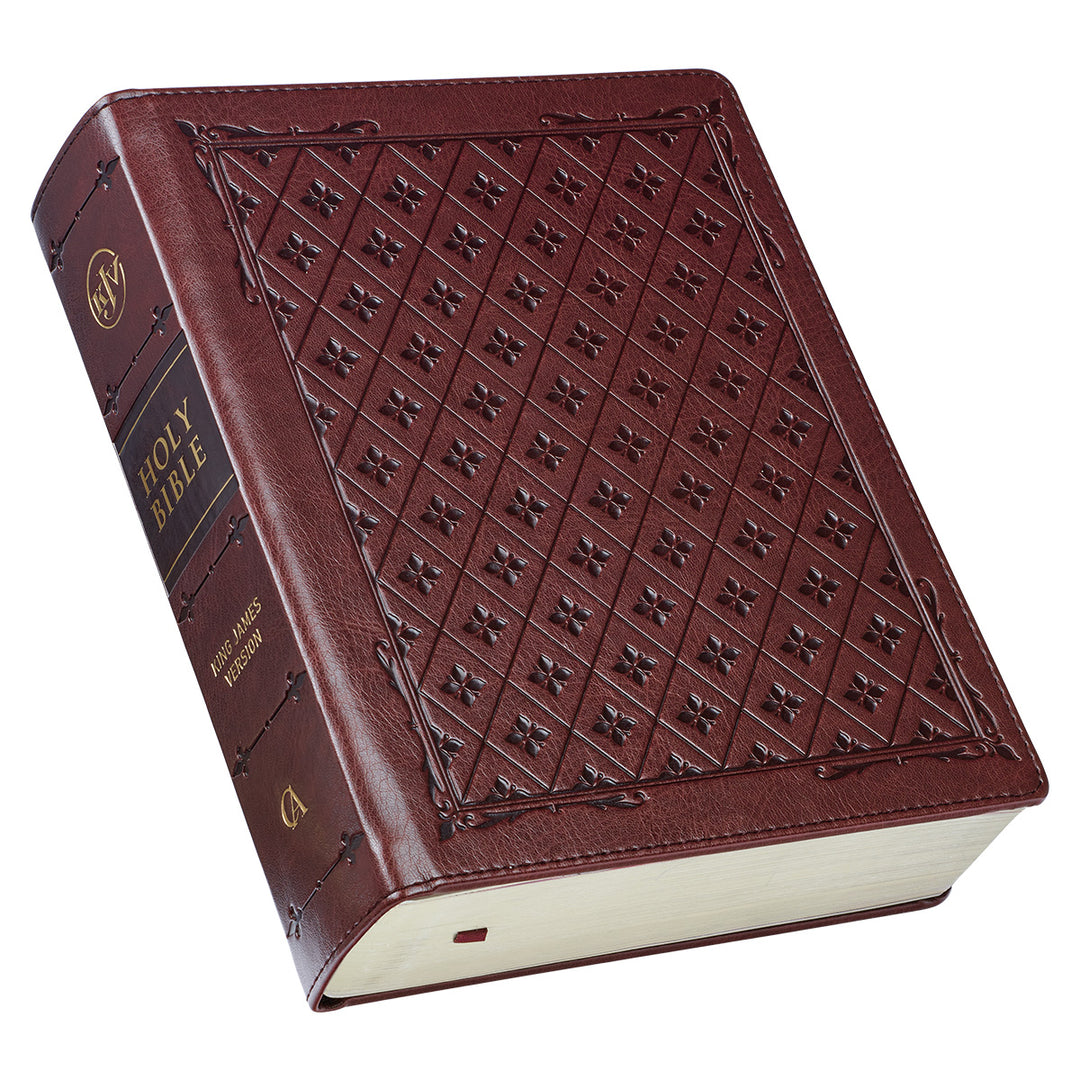 KJV Brown Faux Leather The Note-Taking Bible Large Print