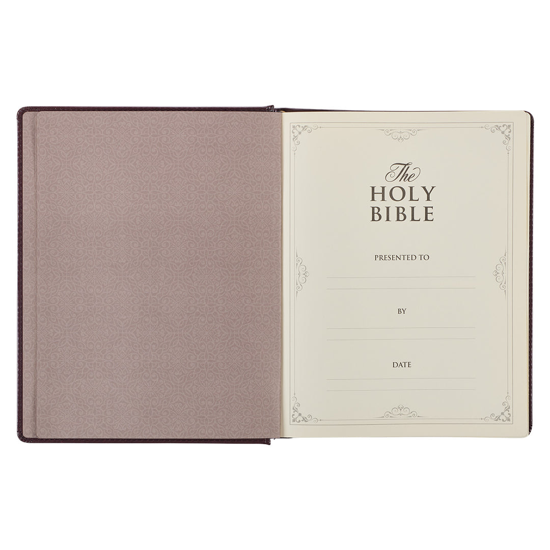 KJV Brown Faux Leather The Note-Taking Bible Large Print