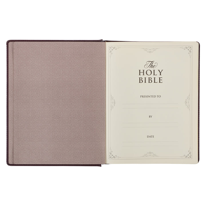 KJV Brown Faux Leather The Note-Taking Bible Large Print