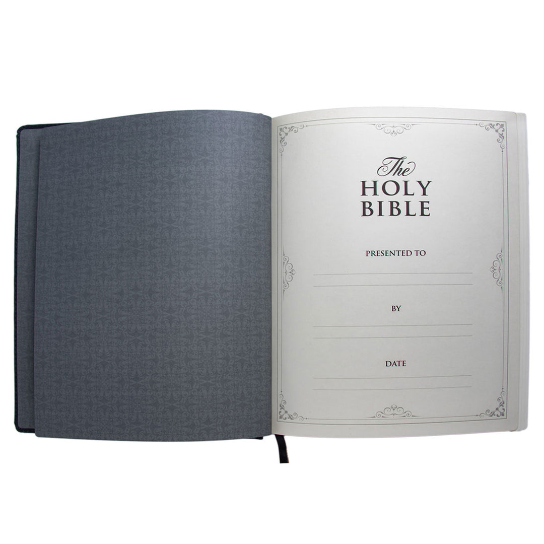 KJV Grey Faux Leather Note-Taking Bible