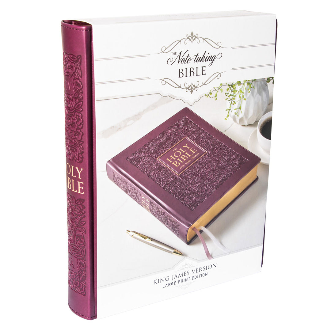 KJV Plum Faux Leather Note-Taking Bible