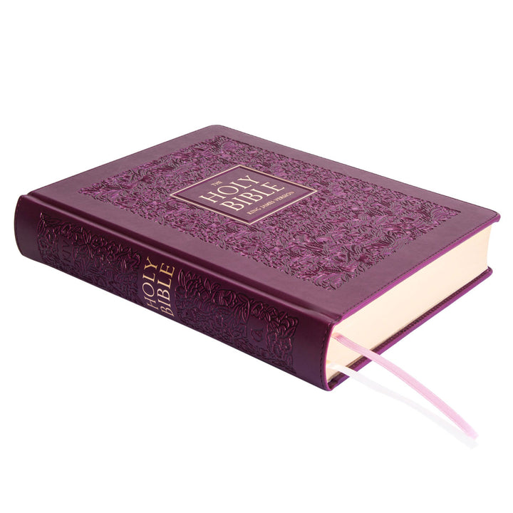 KJV Plum Faux Leather Note-Taking Bible