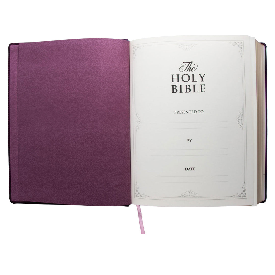 KJV Plum Faux Leather Note-Taking Bible