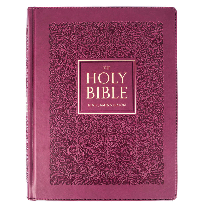 KJV Plum Faux Leather Note-Taking Bible