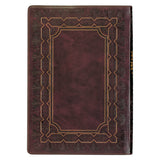 KJV Burgundy Faux Leather Bible Super Giant Print