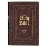 KJV Burgundy Faux Leather Bible Super Giant Print