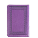KJV Purple Faux Leather Compact Bible With Zip