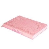 KJV Pink Faux Leather Thinline Bible Large Print