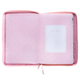 KJV Pink Faux Leather Thinline Bible Large Print