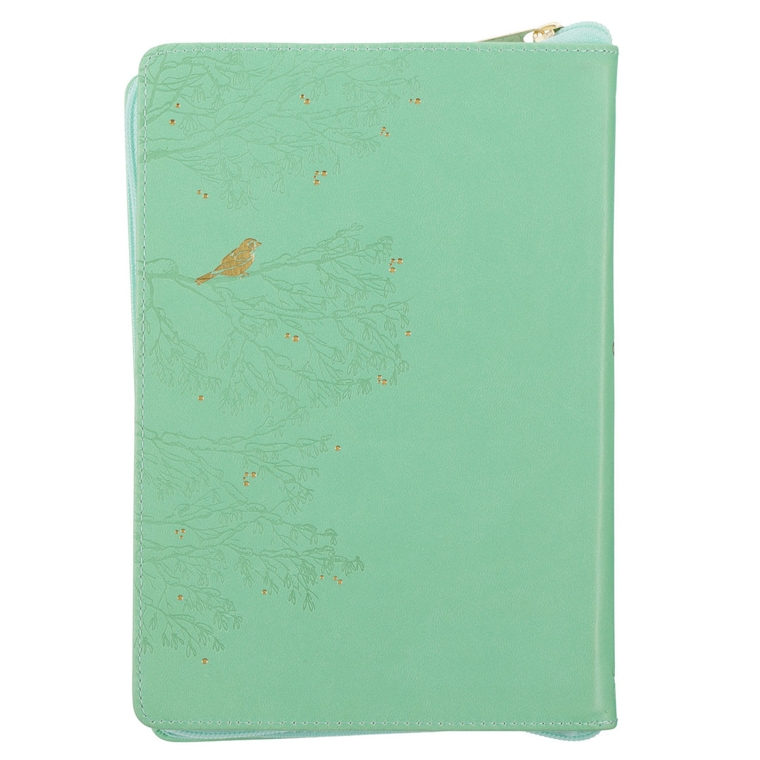 Trust in the Lord with all Your Heart Faux Leather Journal with Zipped Closure