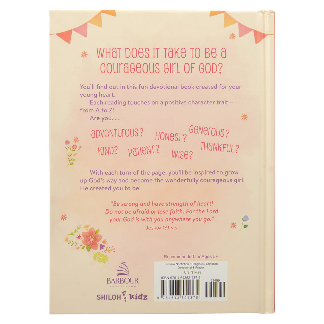 A To Z Devotions For Courageous Girls (Courageous Girls)(Hardcover)